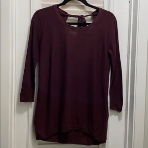Aritzia Babaton knit sweater w/ back tie (small)
